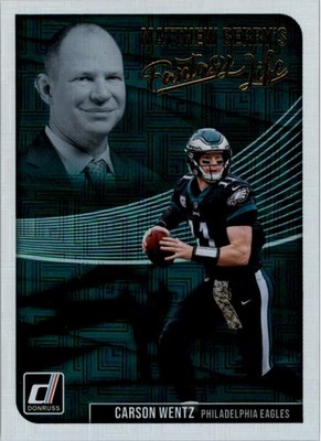 2018 Donruss Matthew Berry's Fantasy Life #5 Carson Wentz - FB