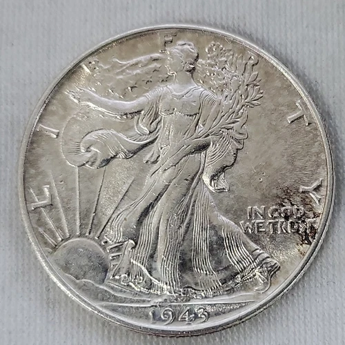 1943 Walking Liberty Half Dollar in BU Condition