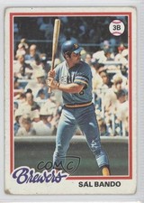 1978 Topps Sal Bando #265 0ha3