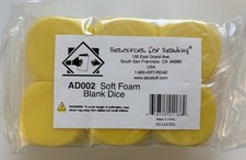 Soft Foam Blank Dice
