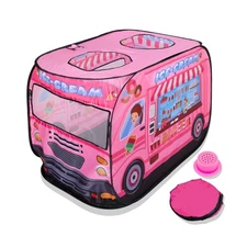 Playbees Musical Ice Cream Truck Pop Up Play Tent with 3 Openings -... Fast Ship