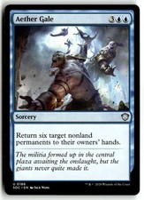 Aether Gale Commander: Secrets of Strixhaven 186 Magic: The Gathering NM/M