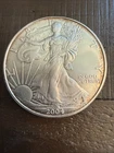 2004 American Silver Eagle 1 oz Slightly Toned Around Edge .999