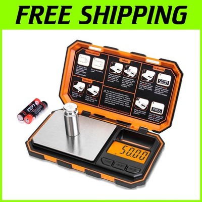500g x 0.01g Mini Gram Scale with LCD Display, Tare Function