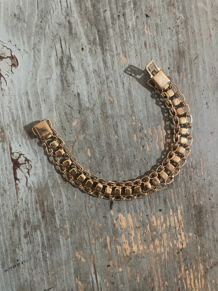 Bracciale Da Donna Placcato In Oro Bicolore Black Gold Women Bracelet - Immagine 4 di 4