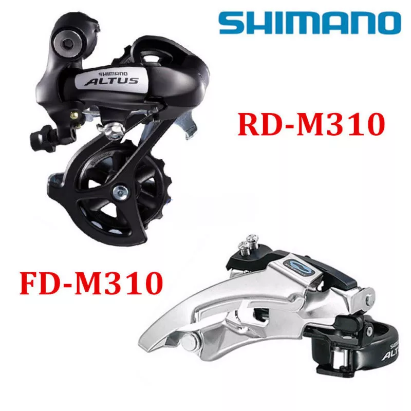 SHIMANO Altus 7 8 Speed M310 MTB Bicycle System Front Rear