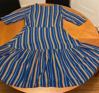 knee length dresses for ladies bright skies midi dress main image 0