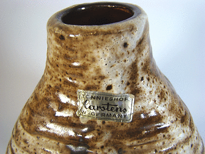 70er Fat Lava Vase Carstens Toennieshof Keramik WGP German Ceramic