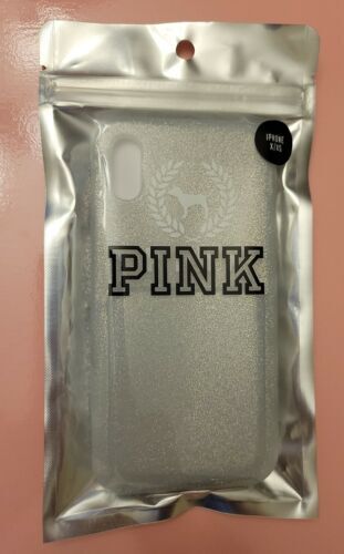 Victoria's Secret Iphone 6/6s Black Glitter Hard Case With Mirror