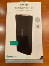 myCharge MEGAPOWER Portable Charger 20100mAh/18W USB 2, New, Sealed, Ships Free