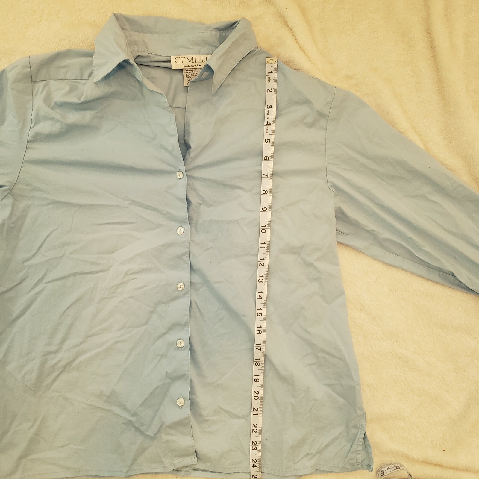 Gemilli Large Button Up Long Sleeve Collared Shir… - image 5