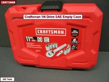 Empty Case Craftsman 11 Pc Standard Sae 14 Drive Ratchet Socket Set Empty Case Craftsman 11 Pc Standard Sae 14 Drive Ratchet Socket Set