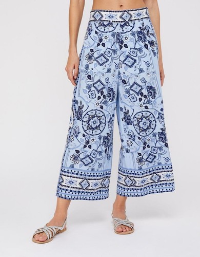 MONSOON - FLORENCE PRINT TROUSERS 