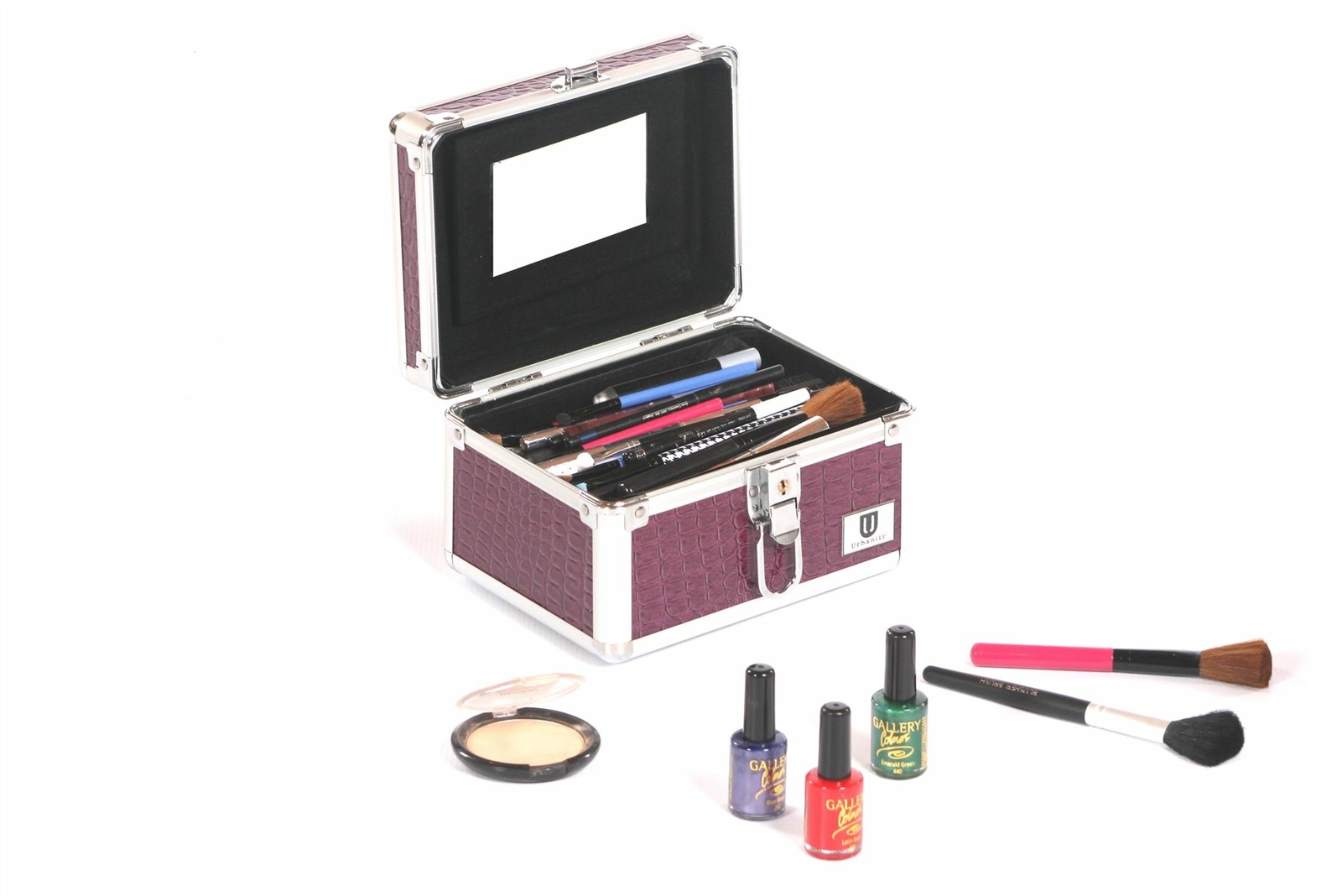 Small Vanity Case Box by Urbanity Makeup Jewelery Trinket Cosmetic