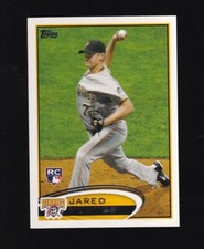 2012 Topps Jared Hughes Rookie #175 Pittsburgh Pirates
