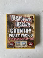 Party Tyme Karaoke - Country Party Pack 6 CD, 2017, 4-Disc Set Brand New-4