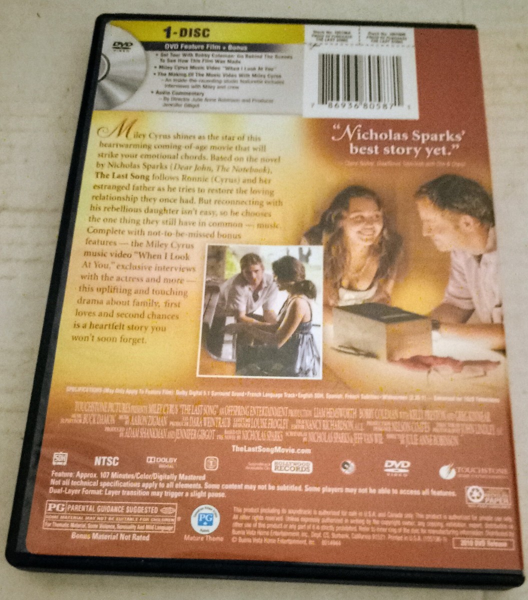 ソイングク　DVD Last Song Amazon.com: The Last Song [DVD] : Movies & TV