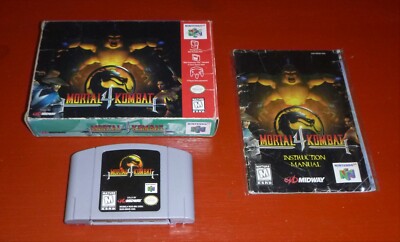 Mortal Kombat 4 (Nintendo 64, 1998 N64)-Complete (No Insert) | eBay