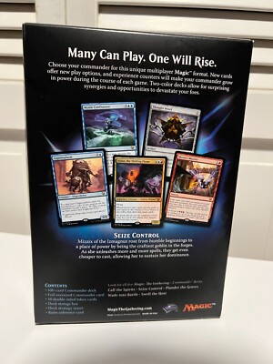 Commander 2015 Deck Seize Control (ENGLISH) FACTORY SEALED NEW MTG