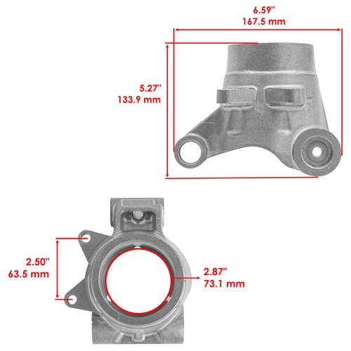 Caltric 5135563 Rear Wheel Bearing Carrier For Polaris Sportsman 400 2011-2014 - Picture 2 of 7