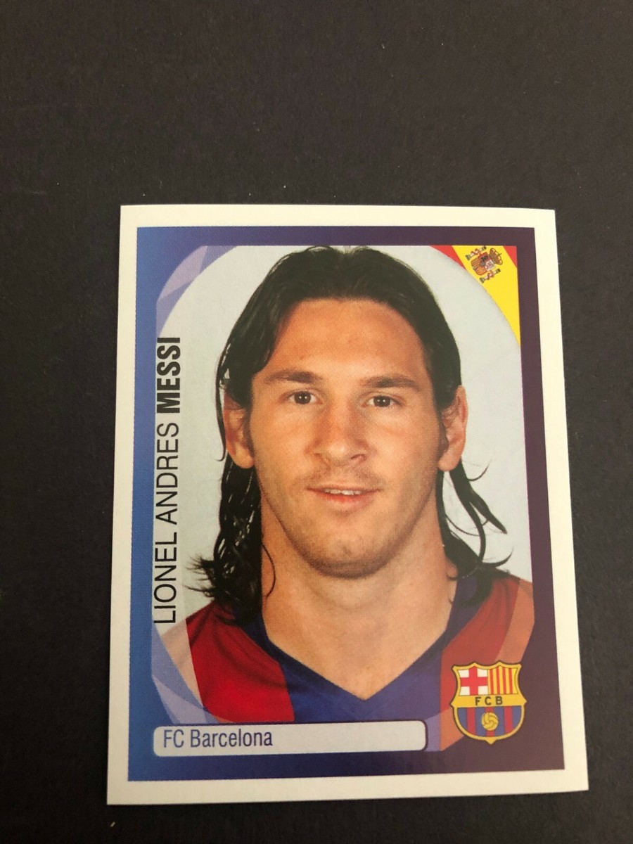 PANINI LIONEL MESSI 2007 BARCELONA STICKER CHAMPIONS LEAGUE | eBay