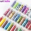 12-Nail-Art-Glitter-Powder-Flakes-Sequin-Caviar-UV-Gel-Decor-Dust-Tips-Bottles miniatuur 1