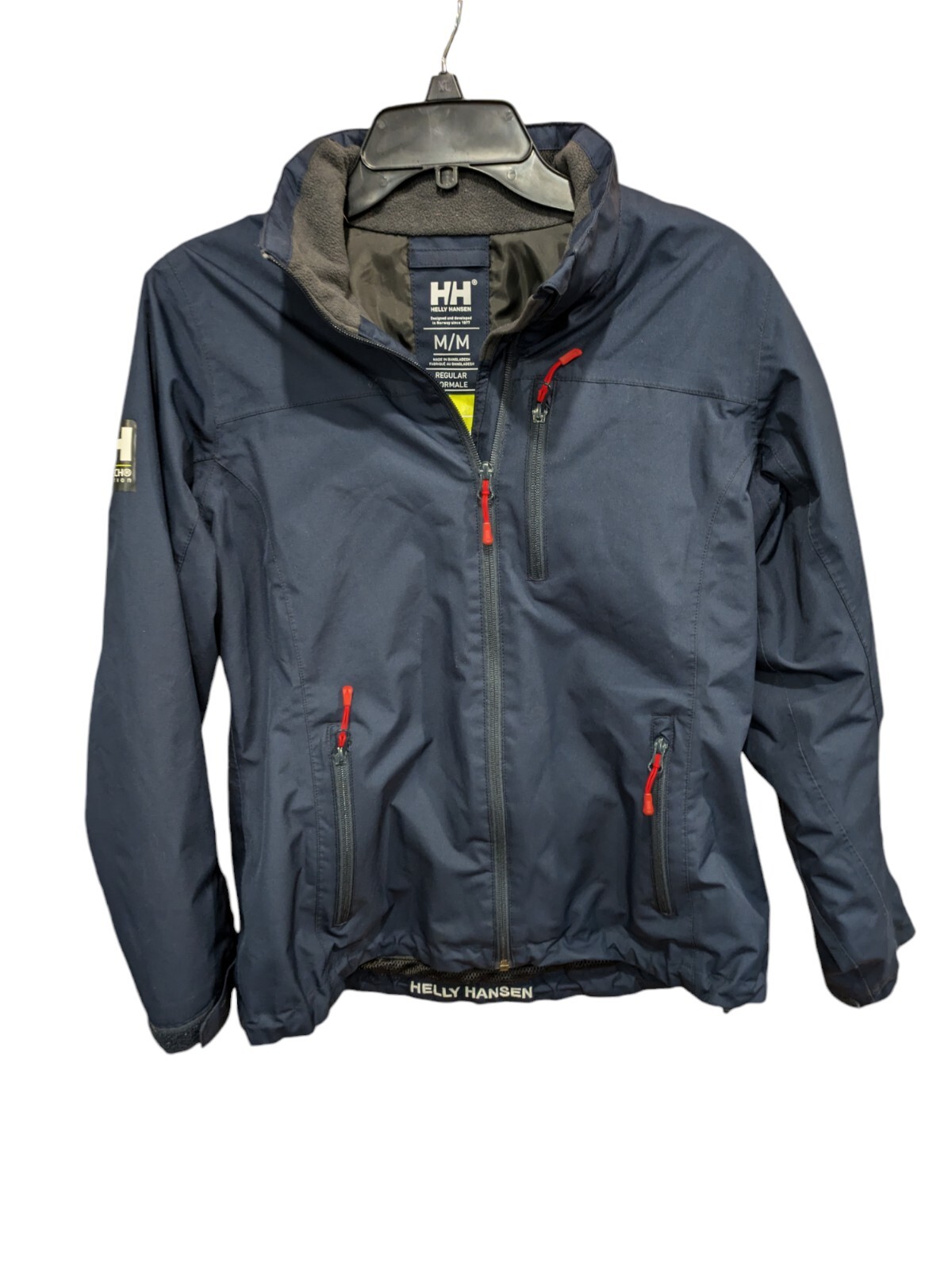 Helly Hansen crew jacket Medium W Small Mens Blue… - image 1