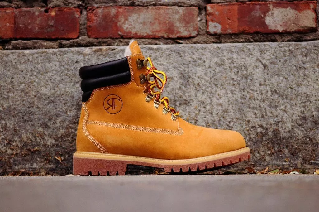 KITH Ronnie fieg timberland Wheat Nubuck Shearling Fur lined Men s 6.5 Women s 8