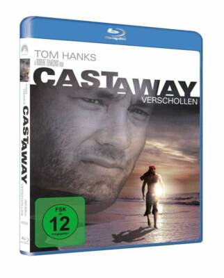 Blu-ray/ Cast Away - Verschollen - mit Tom Hanks !! Wie Nagelneu !!