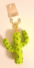 Felt Cactus Keychain Cactus 3" W/ Gold Keychain 4"