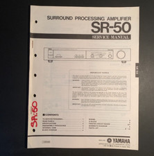 Yamaha SR-50 Surround Processing Amplifier ORIGINAL Service Manual