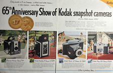 1953 Kodak Snapshot cameras Pony 135 Tourist II Picture Brownie VTG Print Ad