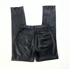 Vintage 90s wilsons leather genuine leather pants 28" Waist, Tall