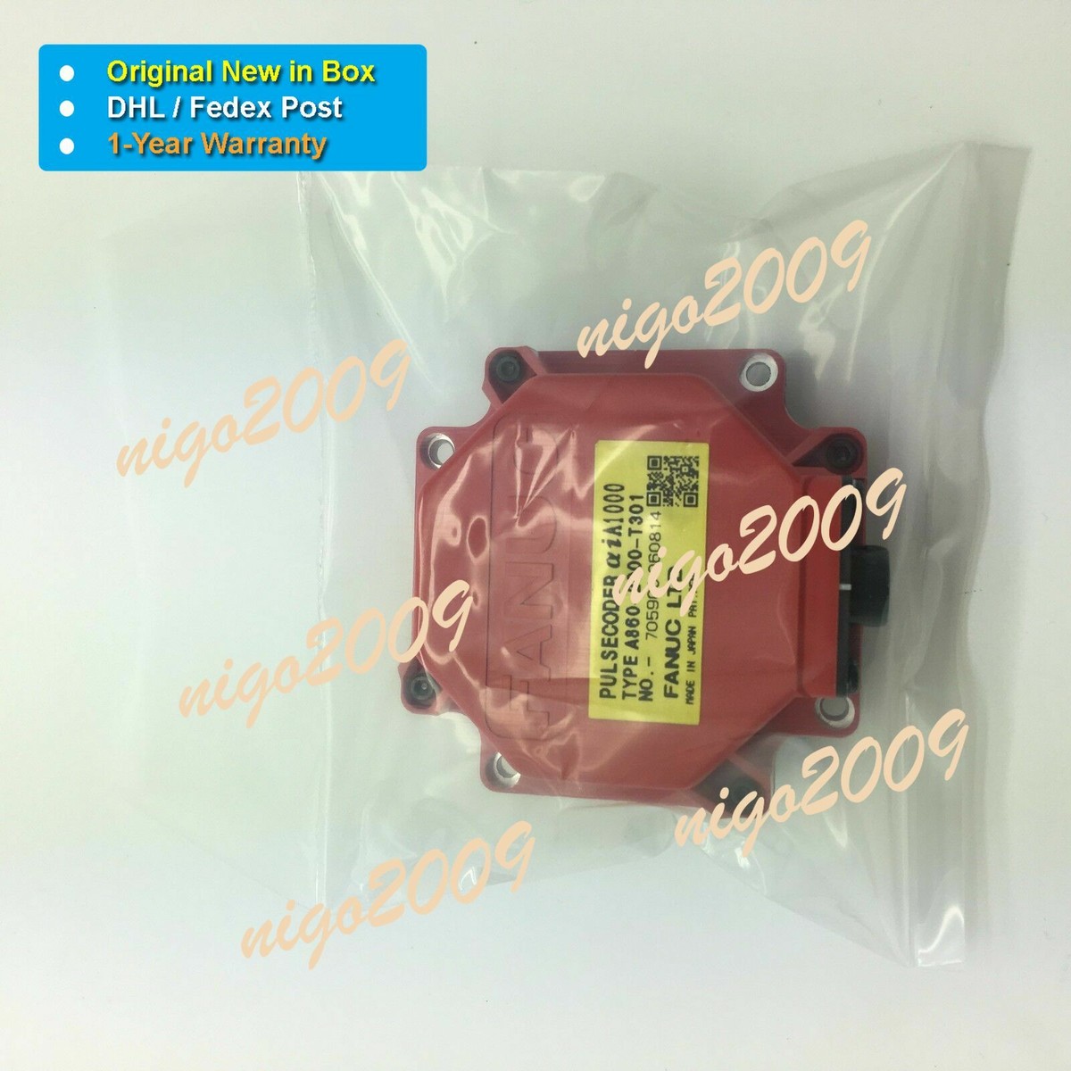 1PC Original New A860-2000-T301 GE FANUC PULSECODER AiA1000 Rotary 