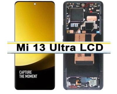 OEM OLED For Xiaomi 13 Ultra 2304FPN6DC LCD Display Screen Touch Digitizer Frame
