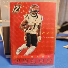 2023 Zenith Ja'marr Chase #8 Bengals 1994 Pacific Red Variation SP