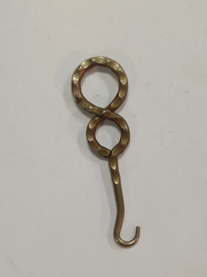 Petit Crochet Métal Argenté - Photo 2/3