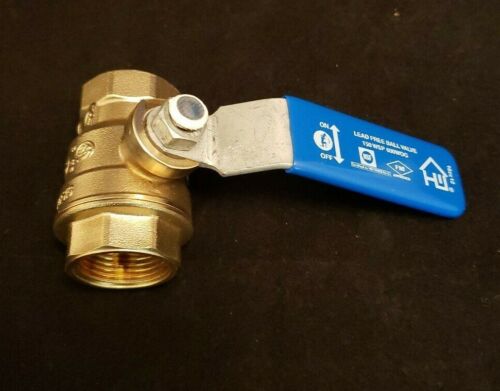 VALVOLA A SFERA 3/4" FNPT senza piombo ottone porta completa 600 wog - Foto 3 di 10