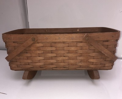 longaberger baby cradle basket