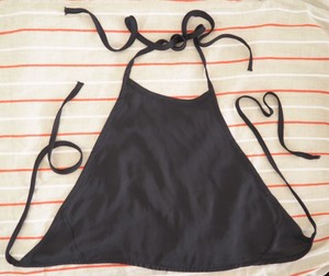 black tie halter top