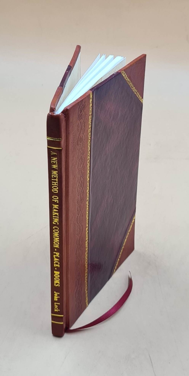 A New Method Of Making Common-Place-Books 1706 By Locke, John [Leather Bound]