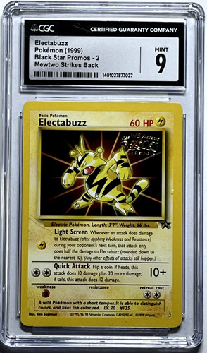 Electabuzz graded CGC 9 for sale on eBay