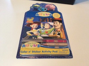 Disney Pixar Toy Story And Beyond Color N Sticker Activity Pad Never Used | eBay