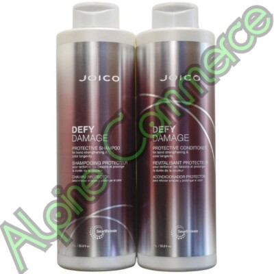 #ad *1 Pair* Joico Defy Damage Protective Shampoo amp; Conditioner 33.8 Oz $54.99
