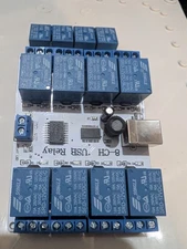 8-channel 12VDC Type-B USB Relay Board Module Controller Automation Robotics
