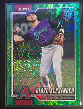 2026 Topps Green Holo Foil #6 Blaze Alexander 61/99 Diamondbacks