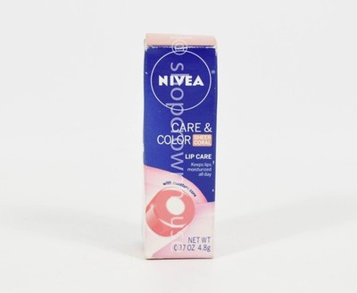 Nivea Care & Color Lip Care w/ Moisture Care SHEER CORAL 0.17 Oz. - Discontinued