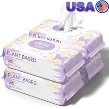 Aloe Infused Dog Wipes Lavender Scented Soft Plant-Based Cleaning Wipes New