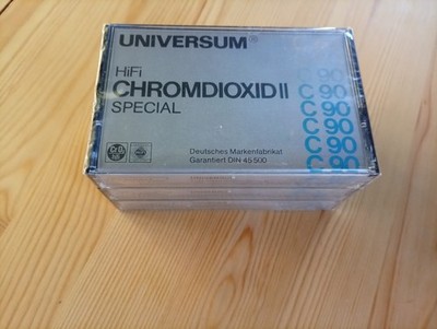 UNIVERSUM HIFI CHROMDIOXID II SPECIAL C90 NEU/OVP 3 ER PACK