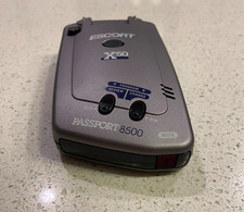 Escort Passport 8500 X50 Radar Detector with charger and mirror mount  Used 